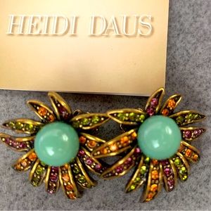 Heidi Daus Sublime Star Clip Earrings